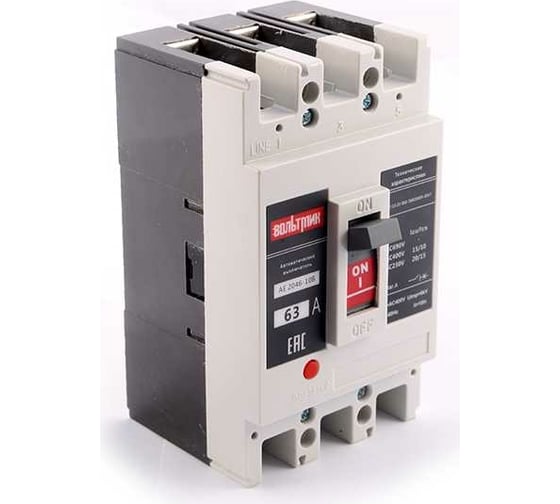 Изображение товара Автоматический выключатель ВТМ (S) АЕ 2046 -10Б 63А ВТМ00021072