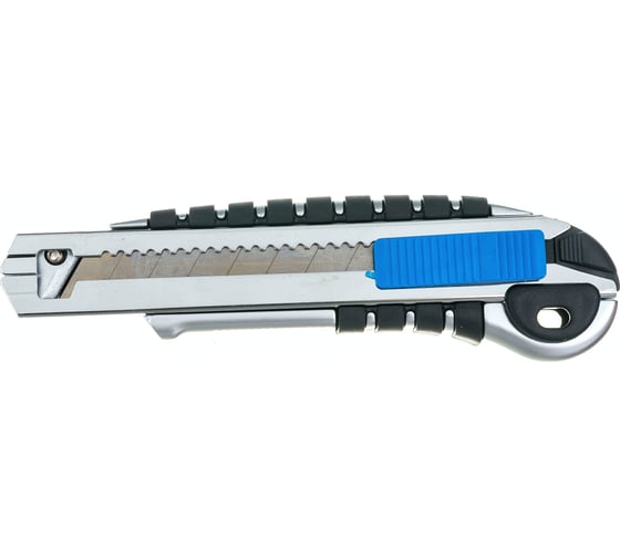 Изображение товара Нож HOEGERT TECHNIK с отламывающимся лезвием 18 мм, в комплекте 4 запасных лезвия HT4C630