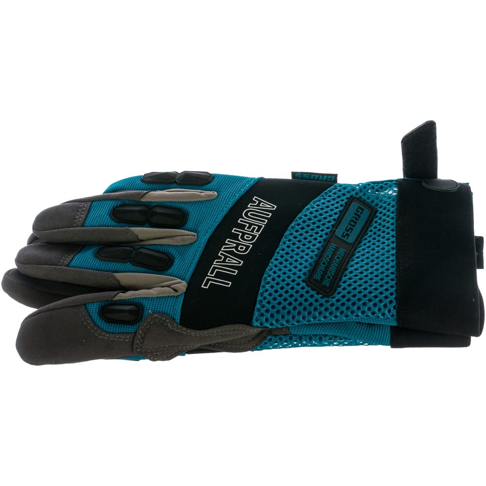 Купить Универсальные комбинированные перчатки GROSS, Stylish, черный/синий, комбинированный