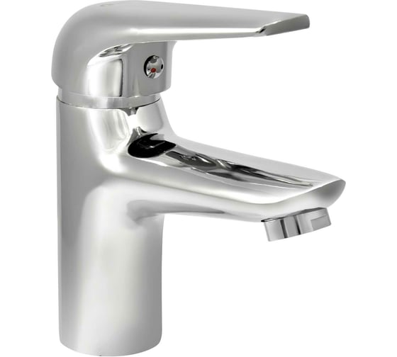 Изображение товара Смеситель для умывальника Juguni с литым изливом, картридж 35 мм, подводка, гайка 0402.129