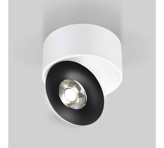 Изображение товара Накладной светильник Elektrostandard - Glide 8W белый/черный 25100/L a059332