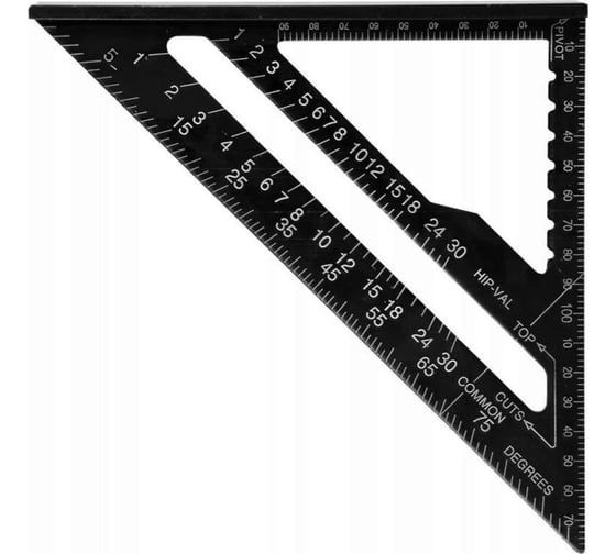 Изображение товара Угольник для плотника и столяра YATO 180 мм YT-70786