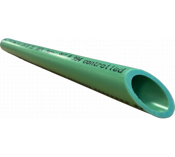 Изображение товара Труба PP-R CT Banninger полипропиленовая, зеленая, 2 м PN16 - 40x3,7 мм 7114094012
