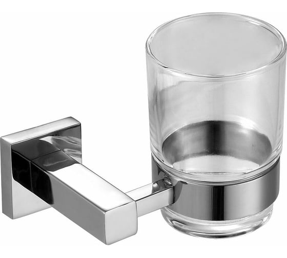 Изображение товара Стакан для зубных щеток Ksitex одинарный, блестящий BA-1103S 33265