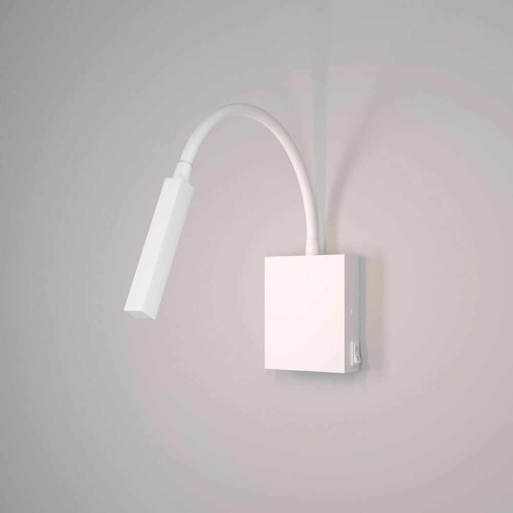 Настенный светодиодный светильник Elektrostandard лупа настольная 10х d 12 см на гибкой ножке с подсветкой белая