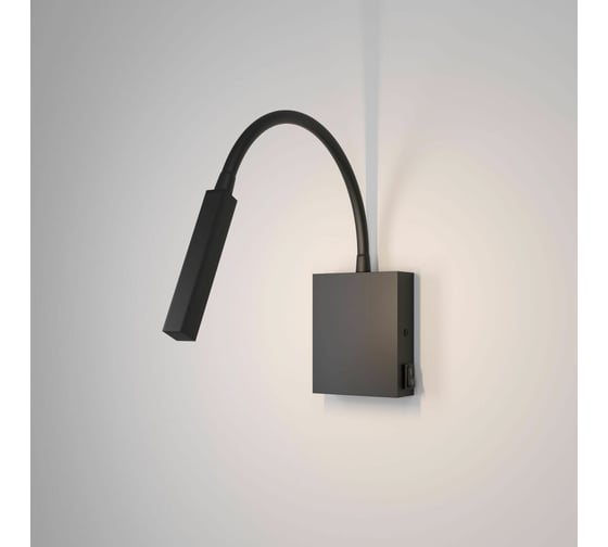 Изображение товара Настенный светодиодный светильник Elektrostandard - KNOB 40118/LED черный a058943