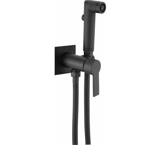 Изображение товара Смеситель скрытого монтажа ESKO с гигиеническим душем SMH06 Black