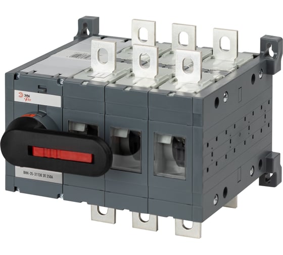 Изображение товара Выключатель-разъединитель ЭРА ВНК-35-31130 PRO mvr30-3-250E 3П 250А на 2 направления с фронтальной рукояткой управления, Б0054016