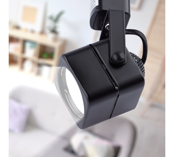 Изображение товара Трековый светильник ЭРА TR10GU10 BK MR16 черный Б0044262