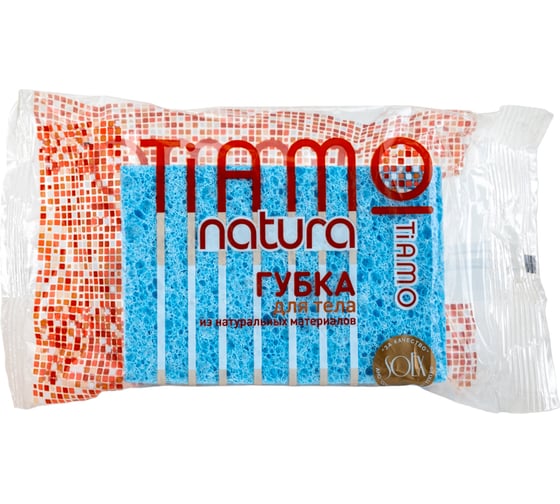 Изображение товара Губка для тела TIAMO Natura ОРИГИНАЛ целлюлоза 7688