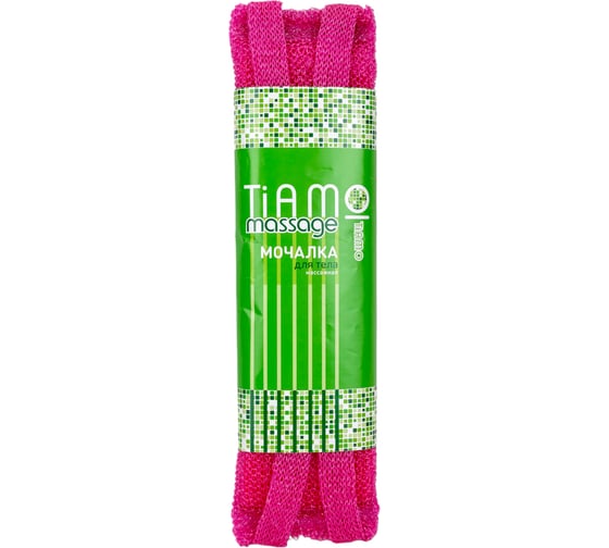 Изображение товара Мочалка для тела TIAMO Massage ТОНУС поролон 12398