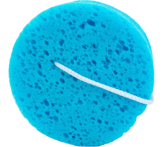 Изображение товара Губка для тела TIAMO SPA КРУГ Люкс с петлей, коралловый поролон 7756