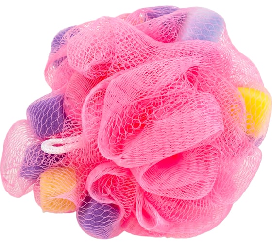 Изображение товара Мочалка из нейлона TIAMO Original ШАР с поролоном 10558