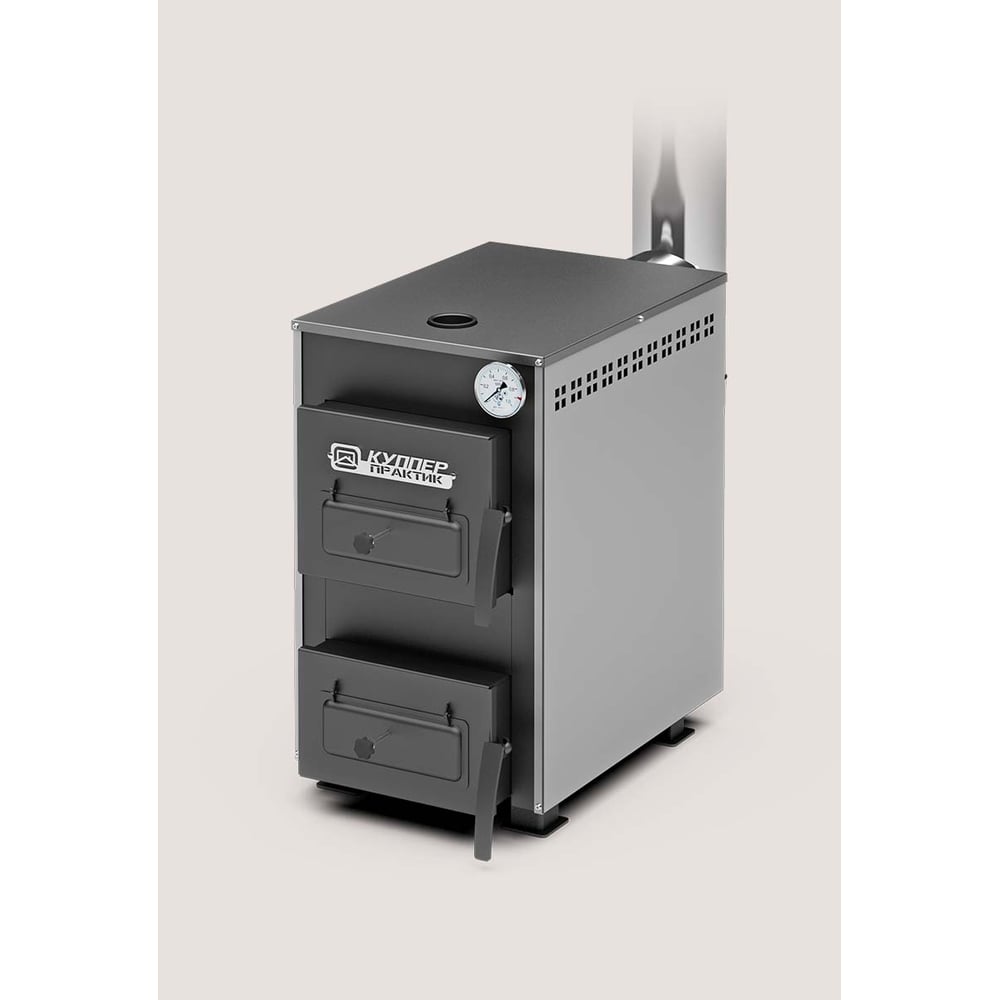 Изображение товара Твердотопливный котел Теплодар Куппер Практик - 8 кВт с механической подачей