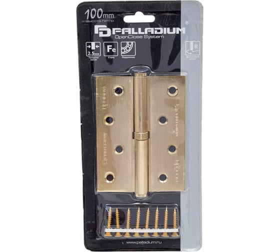 Изображение товара Дверная петля Palladium N 613-S-4" SB правая 00011246