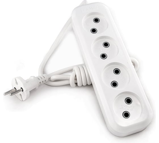 Изображение товара Сетевой удлинитель 4-местный, 5м У4-0 LUX 4606400414704