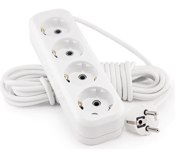 Изображение товара Сетевой удлинитель с заземлением, 4-местный, 10м, У4-Е LUX 4606400414773