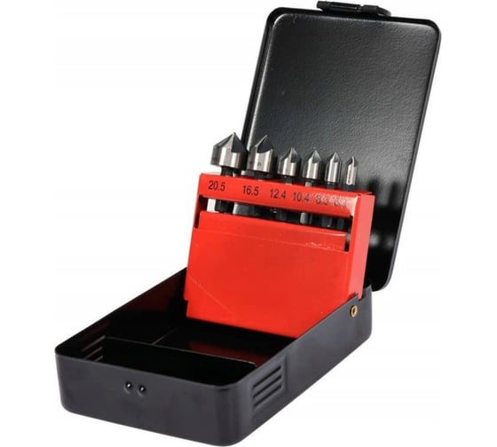 Изображение товара Набор конусных зенкеров YATO 6мм 6 предметов HEX YT-44729 369444729 092 1