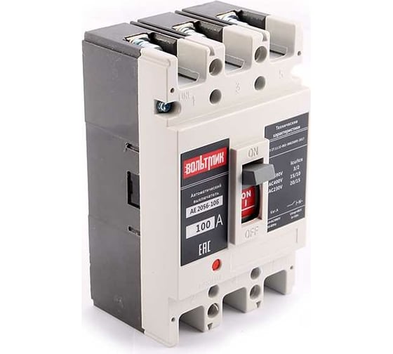 Изображение товара Автоматический выключатель ВТМ (S) АЕ 2056-10Б 100А ВТМ00021075