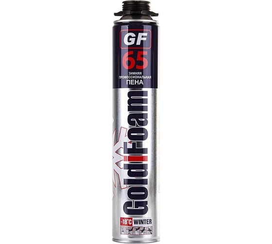 Изображение товара Монтажная пена GoldiFoam 65 зима 0.9 кг GFfoam65winter