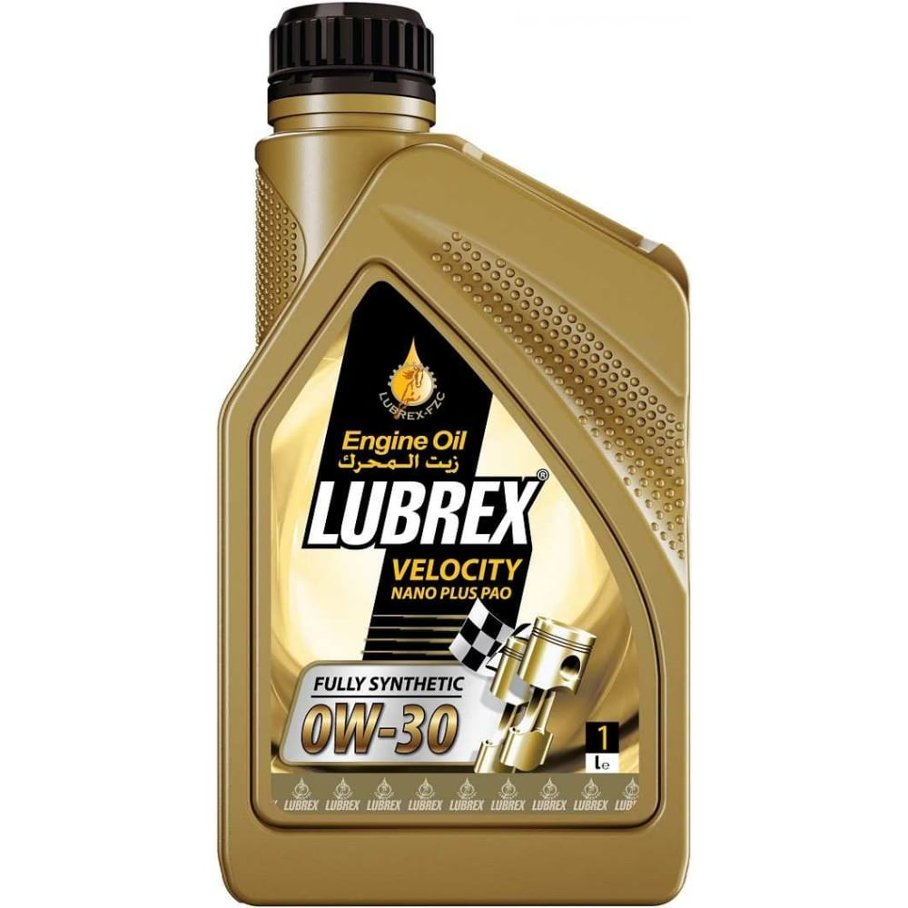 Синтетическое моторное масло LUBREX 124628 VELOCITY NANO PLUS PAO SAE 0W-30 - фото 1