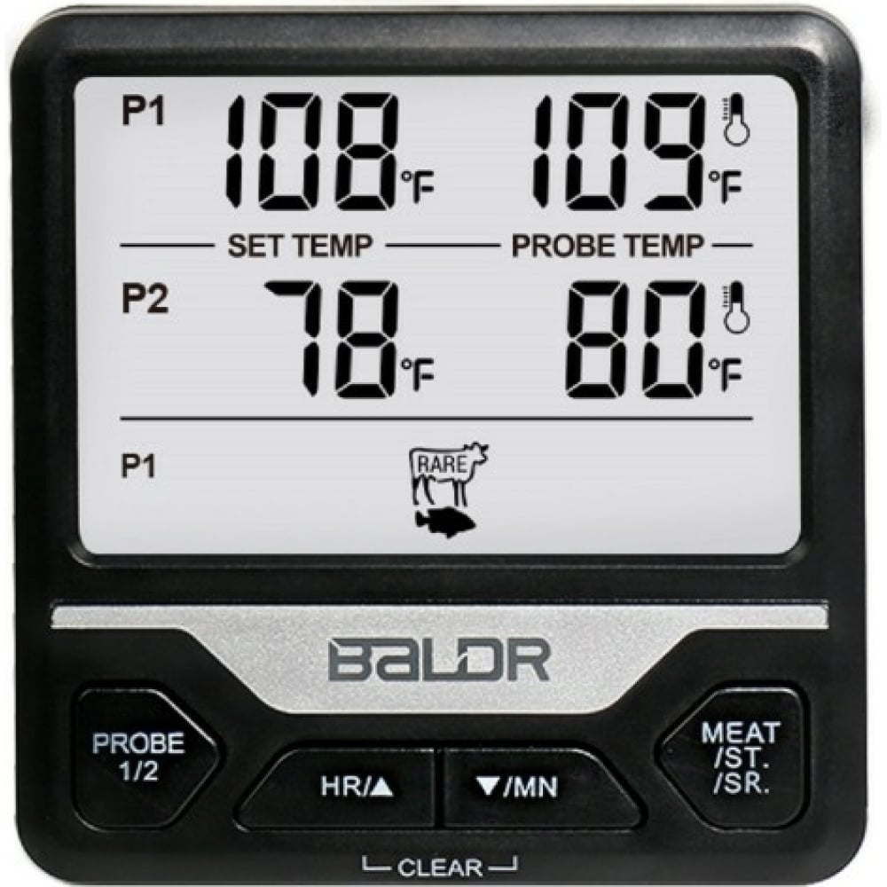 Термометр для мяса и пищевых продуктов BALDR термометр для мяса цифровой термометр мгновенного считывания открывалка для бутылок пищевой термометр