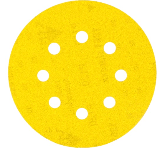 Изображение товара Шкурка шлифовальная 25 шт. для эксцентриковых шлифмашин (125 мм; К120; крепление на липучке) DEWALT DT 3115