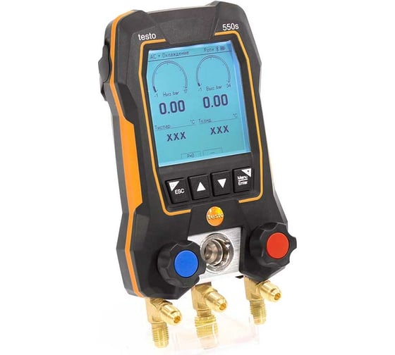 Изображение товара Манометрический коллектор Testo 550s Комплект 1 с кейсом 0564 5501