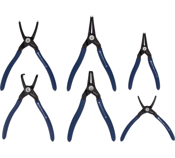 Изображение товара Набор съемников стопорных колец NORGAU 10-60 мм, 6 пр. 071508016