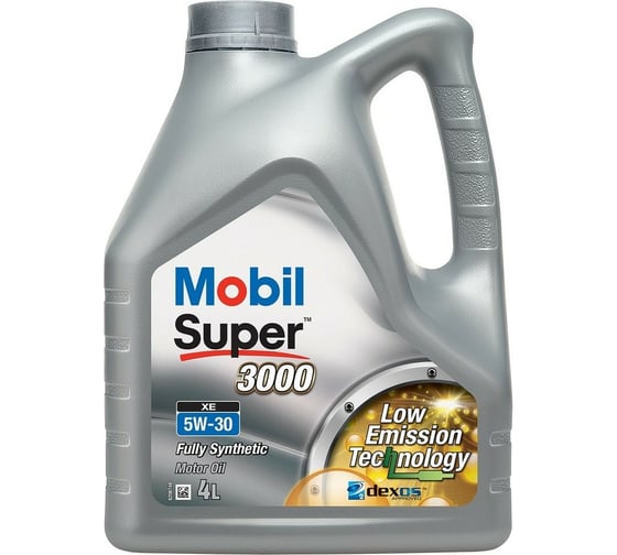 Изображение товара Моторное масло MOBIL SUPER 3000 XE 5W-30, 4л 152505