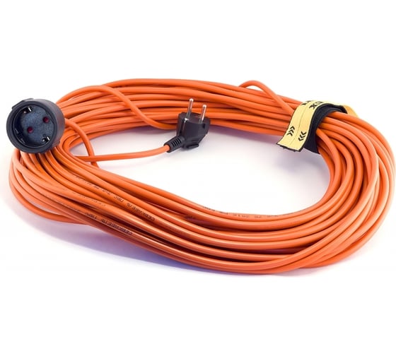 Изображение товара Силовой удлинитель б/катушки, с заземлением LUX УС1-Е-30 4606400605379, 30м, 1 розетка