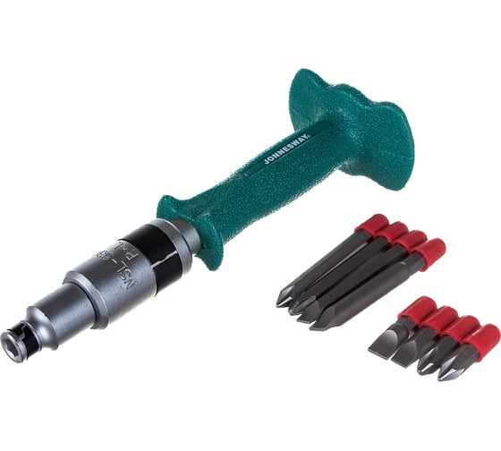 Изображение товара Ударная отвертка Jonnesway AG010139 SL 8,10 (36,80 мм) PH#2,3 (36,80 мм),  5 пр. 48345