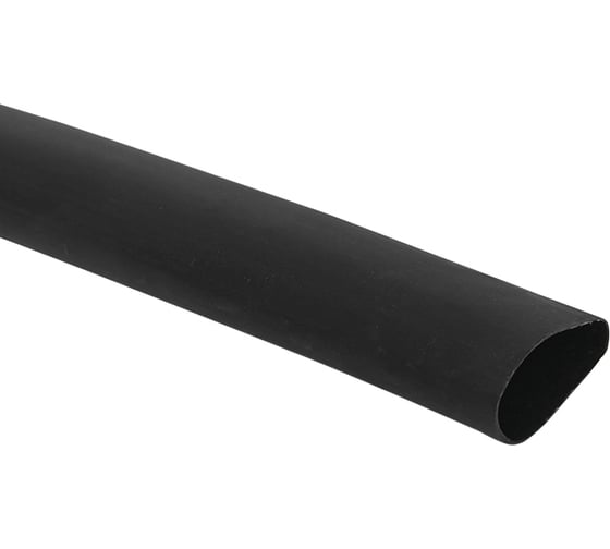 Изображение товара Термоусадочная трубка EKF PROxima ТУТк, клеевая, нг 24/6, черная, в отрезках по 1 метру, 10 шт tut4-k24-b