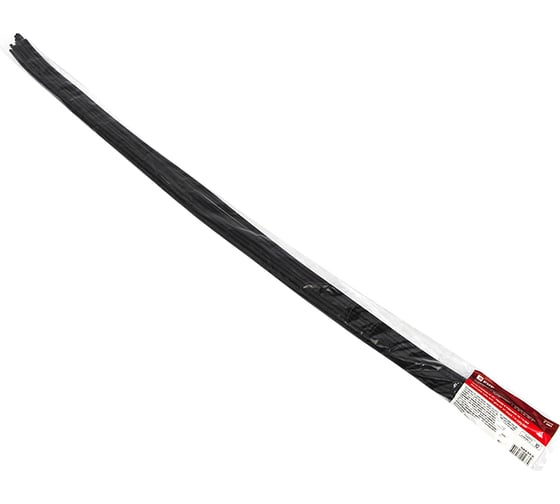 Изображение товара Термоусадочная трубка EKF PROxima ТУТк, клеевая, нг 4/1, черная, в отрезках по 1 метру, 10 шт tut4-k4-b