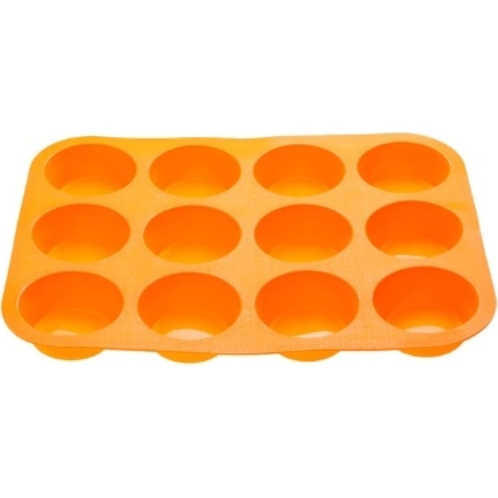 Силиконовая прямоугольная форма для выпечки PERFECTO LINEA форма силиконовая для выпечки доляна чемпион 12 ячеек 24×16×2 см оранжевый