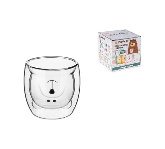 Изображение товара Стеклянный стакан PERFECTO LINEA серия Bear с двойными стенками, 250 мл 30-125001