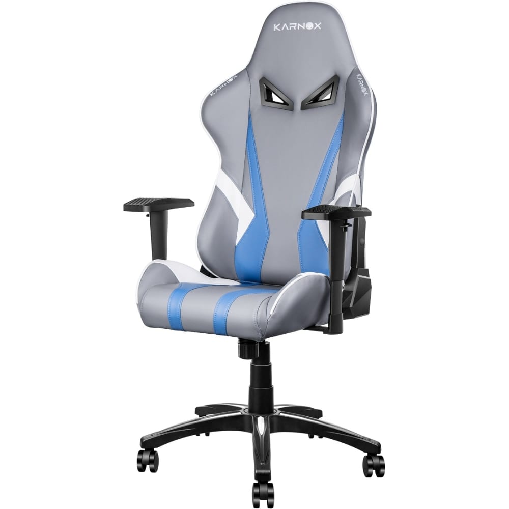 Игровое кресло Karnox игровое кресло sharkoon elbrus 3 чёрно синее синтетическая кожа регулируемый угол наклона механизм качания