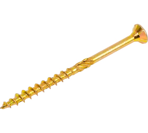 Изображение товара Шуруп конструкционный ЕВРОПАРТНЕР для дерева с фрезой, потай, ж/п Torx 15 3,5x50 + бита (160 шт.) B3 0019