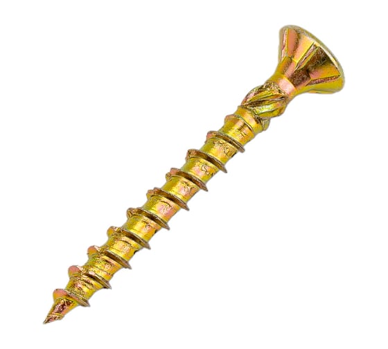 Изображение товара Конструкционный шуруп для дерева ЕВРОПАРТНЕР с фрезой, потайной, ж/п, Torx 20, 4,0x35 + бита, 200 шт. B3 0025