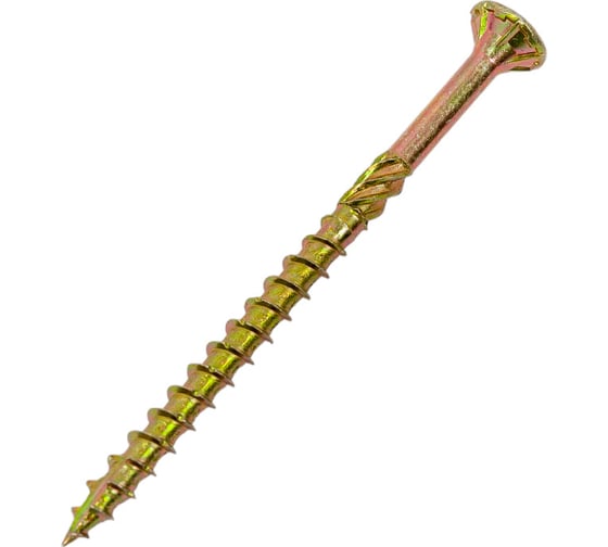 Изображение товара Шуруп конструкционный ЕВРОПАРТНЕР для дерева с фрезой, потай, ж/п Torx 20 4,0x60 + бита (120 шт.) B3 0030