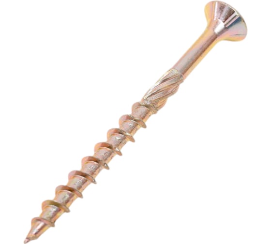 Изображение товара Шуруп конструкционный ЕВРОПАРТНЕР для дерева с фрезой, потай, ж/п Torx 25 5,0x60 + бита (75 шт.) B3 0039