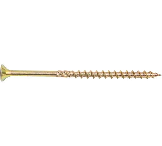 Изображение товара Шуруп конструкционный ЕВРОПАРТНЕР для дерева с фрезой, потай, ж/п Torx 25 5,0x90 + бита (60 шт.) B3 0043