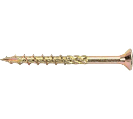 Изображение товара Шуруп конструкционный ЕВРОПАРТНЕР для дерева с фрезой, потай, ж/п Torx 30 6,0x70 + бита (50 шт.) B3 0049