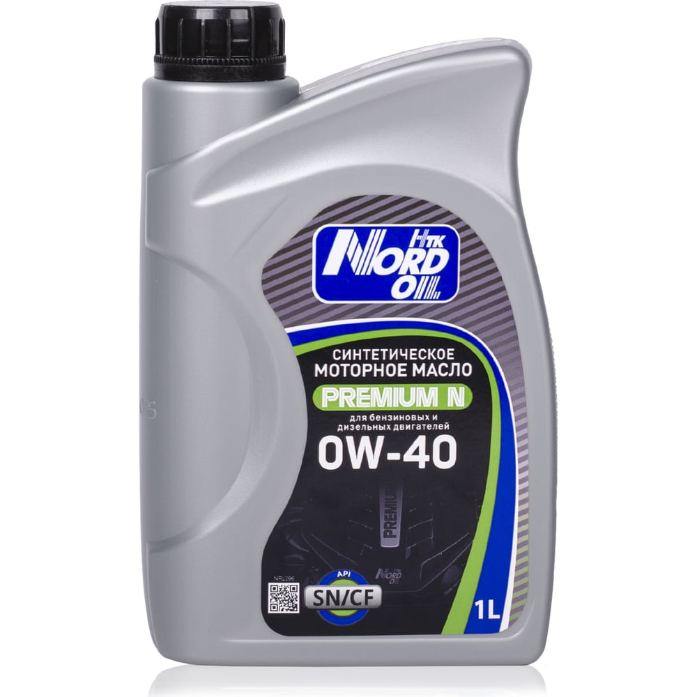 Синтетическое моторное масло NORD 0W40 NRL096 OIL Premium N 0W-40, SN/CF - фото 1