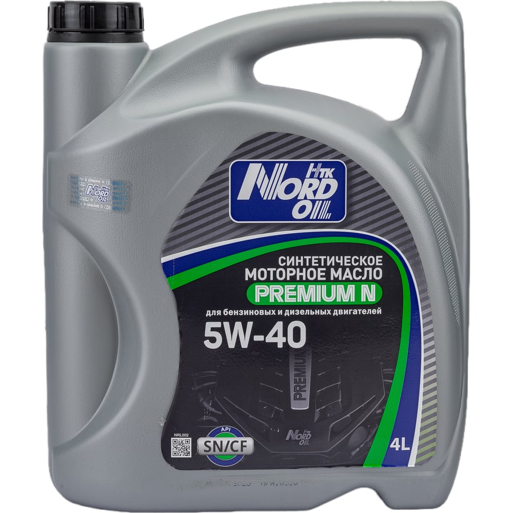 Моторное масло NORD 5W40 NRL002 OIL Premium N 5W-40, SN/CF - фото 1