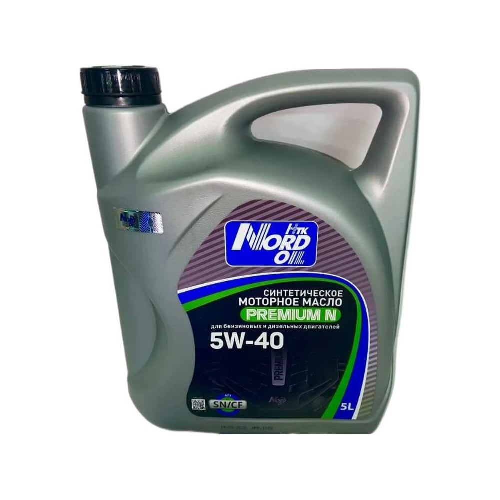 Моторное масло NORD 5W40 NRL067 OIL Premium N 5W-40, SN/CF - фото 1