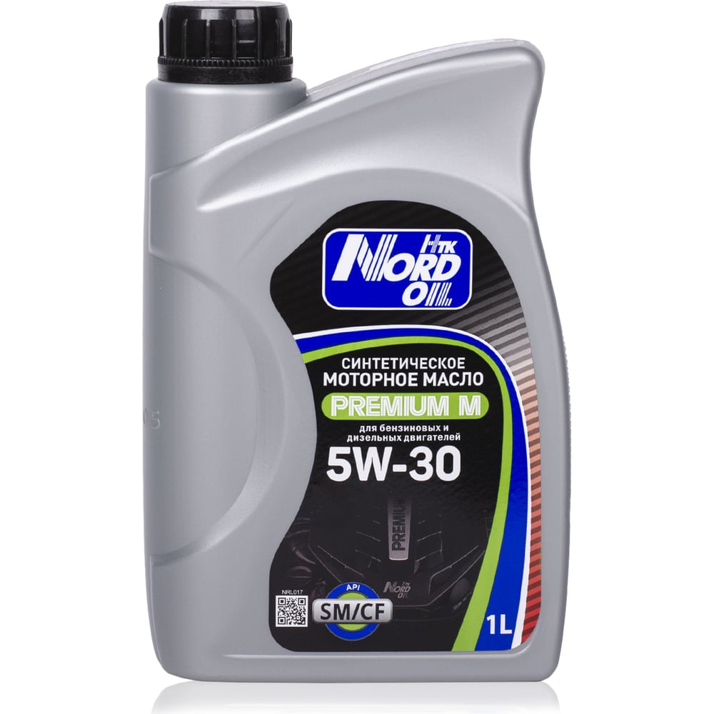 Моторное масло NORD 5W30 NRL017 OIL Premium М 5W-30 SM/CF - фото 1