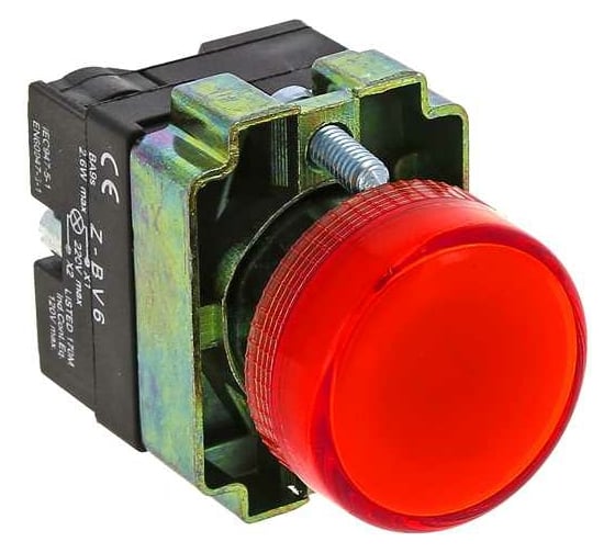 Изображение товара Сигнальная лампа EKF BV64 красная 24В, упаковка (10 шт) PROxima xb2-bv64-24