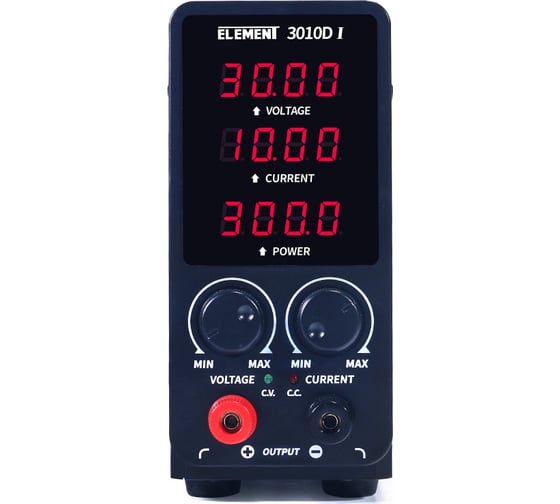 Изображение товара Лабораторный импульсный блок питания ELEMENT 3010D-I (30V 10A) 17663