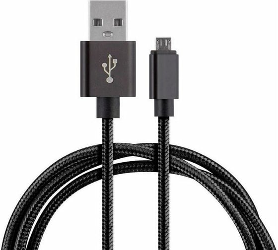 Изображение товара Кабель ENERGY ET-25 USB/MicroUSB, цвет - черный 104102